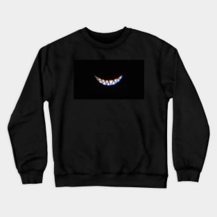 glitch scary smile Crewneck Sweatshirt